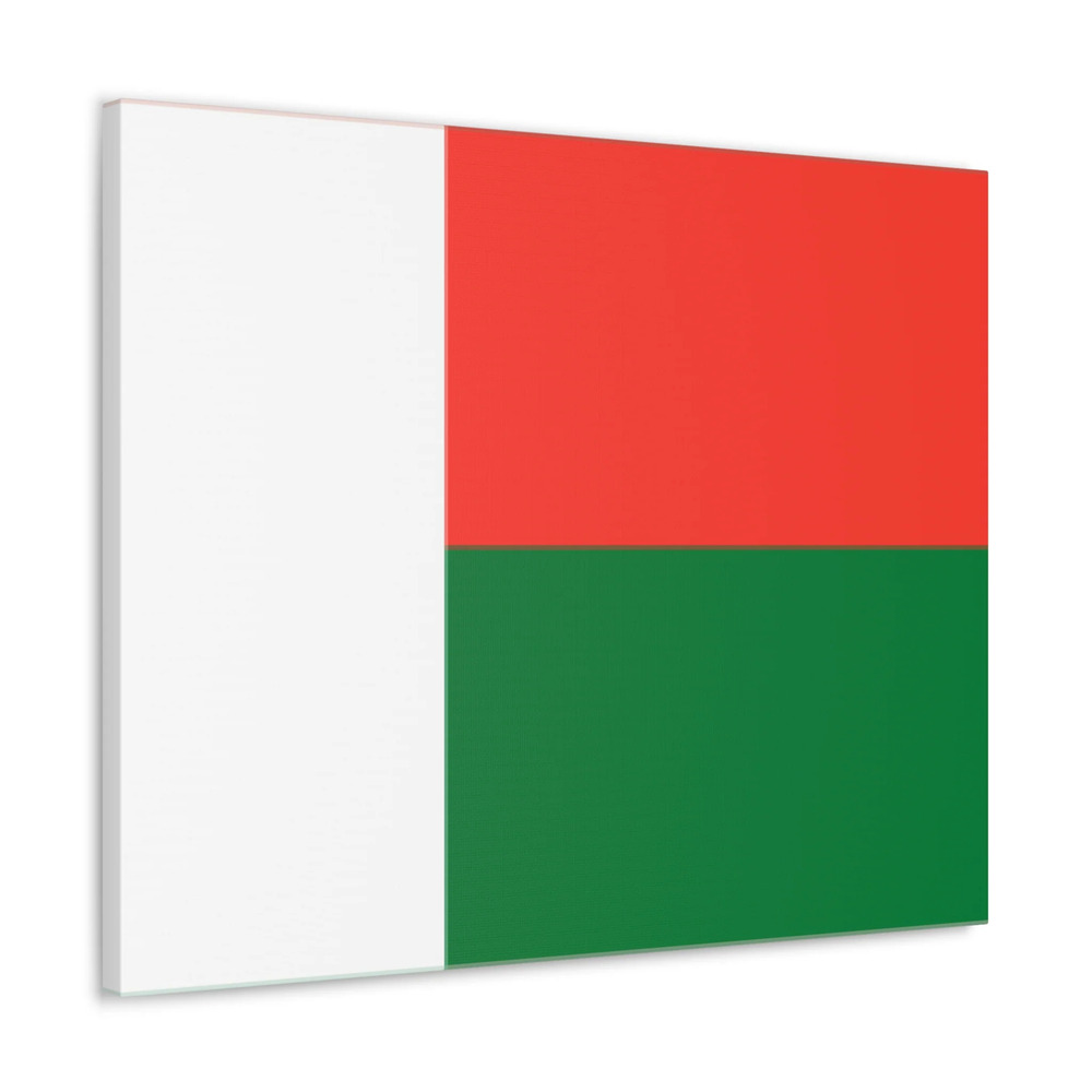 Madagascar Country Flag Canvas Vibrant Wall Art Unframed Home Decor